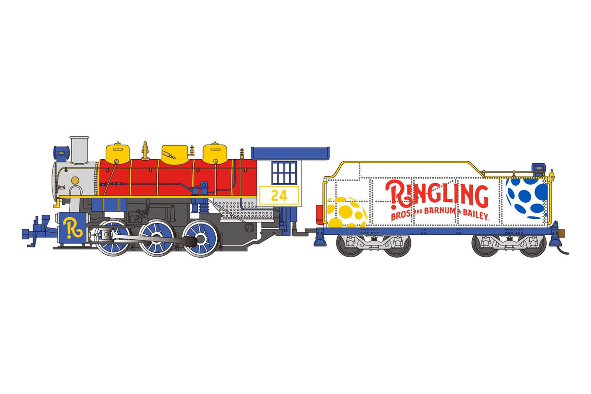 Bachmann 53702 HO USRA 0-6-0 Ringling Bros. #24