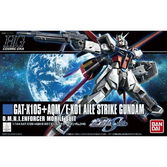 Bandai 1/144 HGCE GAT - X105 and AQM/E - X01 Aile Strike Gundam Kit [5058779] - Hobbytech Toys