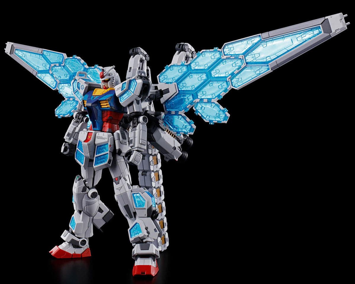 Bandai 1/144 RX-78F00/E Gundam EX-001 G.L.R.S.S. Feather Unit model kit