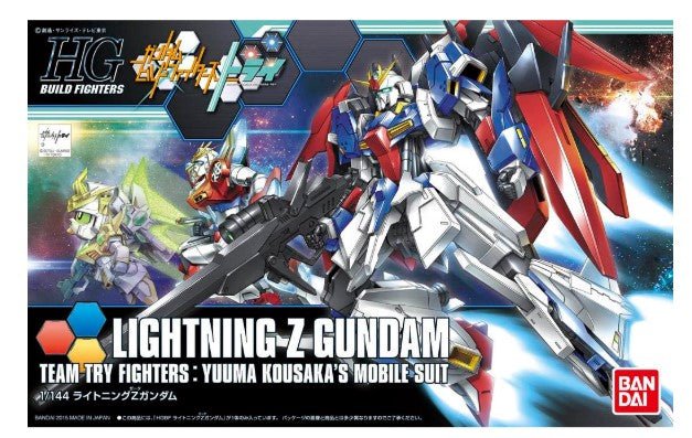 Bandai 1/44 HGBF Lightning Z Gundam Build Fighters [5057943] - Hobbytech Toys
