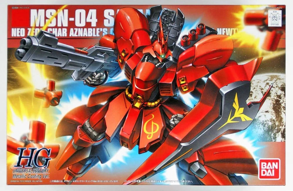 Bandai 5055612 HGUC 1/144 Sazabi Metallic Coating Version - Hobbytech Toys