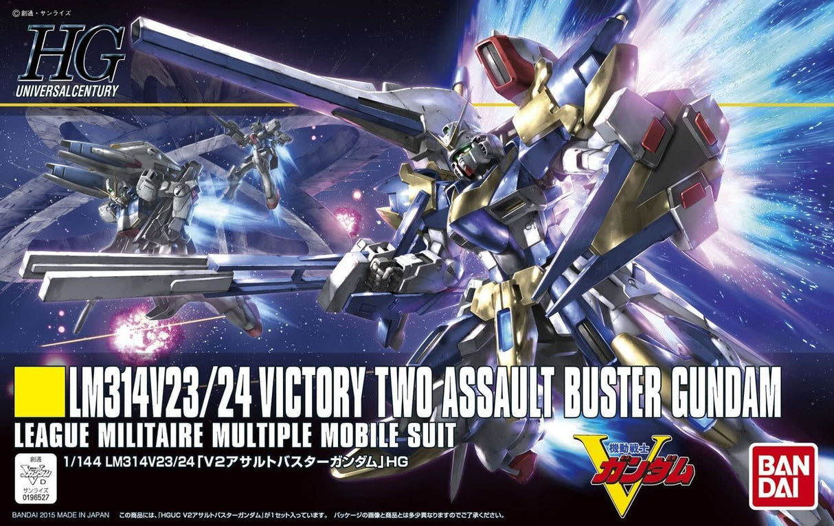 Bandai 5057751 HGUC 1/144 V2 Assault Buster Gundam - Hobbytech Toys