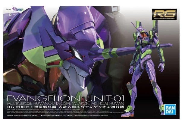 Bandai 50589251 RG Neon Genesis Evangelion Unit - 01 - Hobbytech Toys