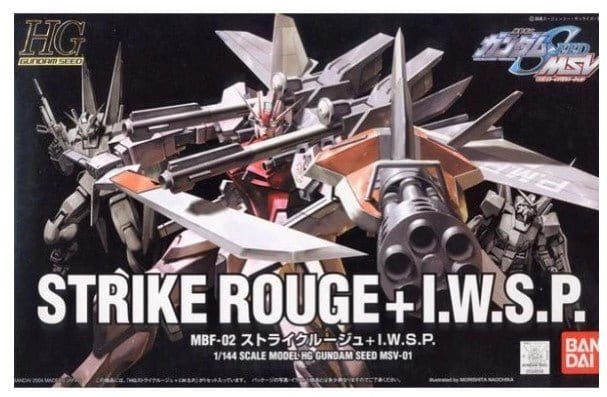 Bandai 5059142HG 1/144 Strike Rouge And IWSP Gundam Seed - Hobbytech Toys