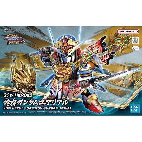 Bandai 5065723 SDW Heroes Onmitsu Gundam Aerial - Hobbytech Toys