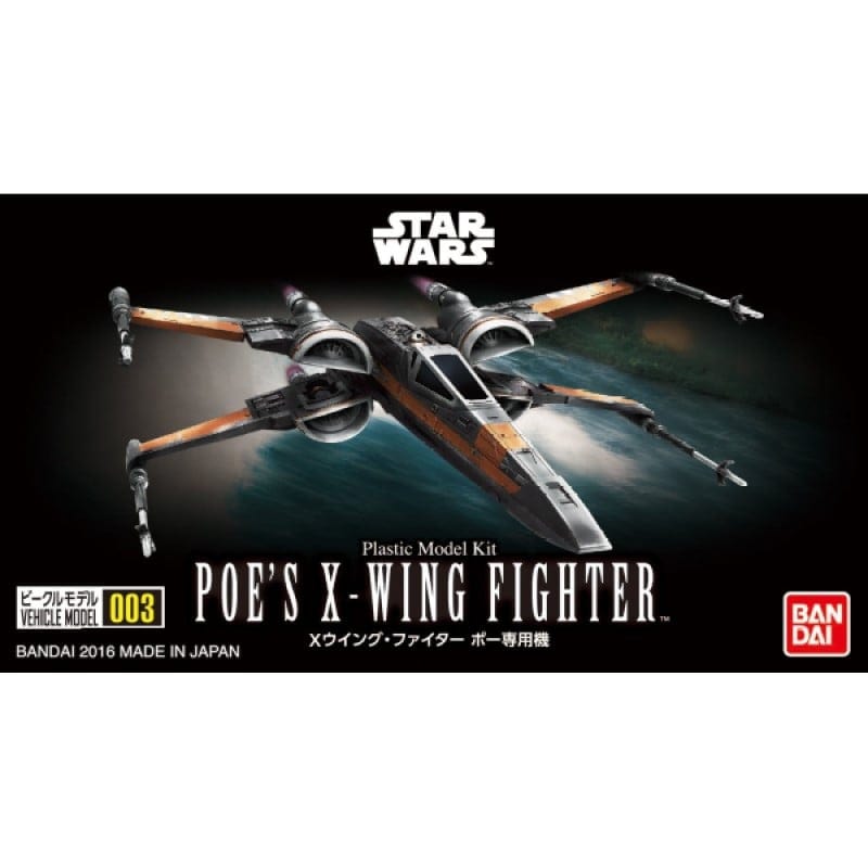 Bandai 5066399 Poe's X - Wing Fighter Star Wars Vehicle Plastic Model Kit - Hobbytech Toys