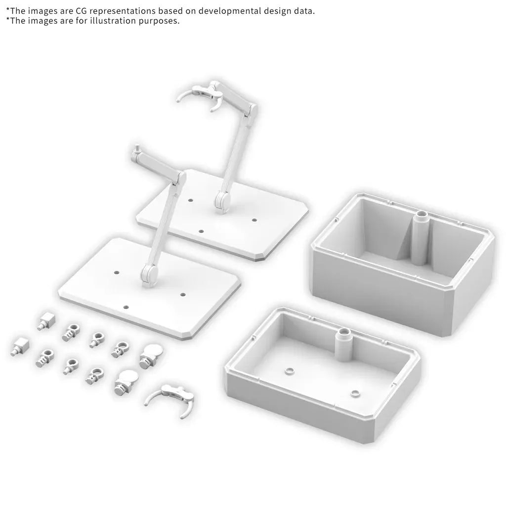 Bandai Action 7 & Option Box - White [5072001]