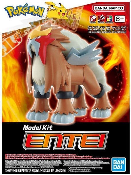 Bandai Entei Pokemon Model Kit [5066560] - Hobbytech Toys