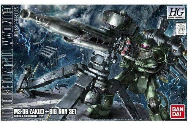 Bandai HG 1/144 Zaku II+Big Gun Set (Gundam Thunderbolt Ver.) [5068501] - Hobbytech Toys