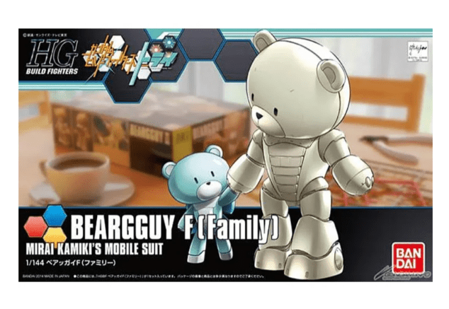 Bandai HGBF 1/144 Beargguy F Family Gundam Build Fighters [5055435] - Hobbytech Toys