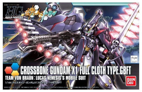 Bandai HGBF 1/144 Crossbone Gundam X1 Full Cloth Version Gundam Build Fighters [0196431] - Hobbytech Toys