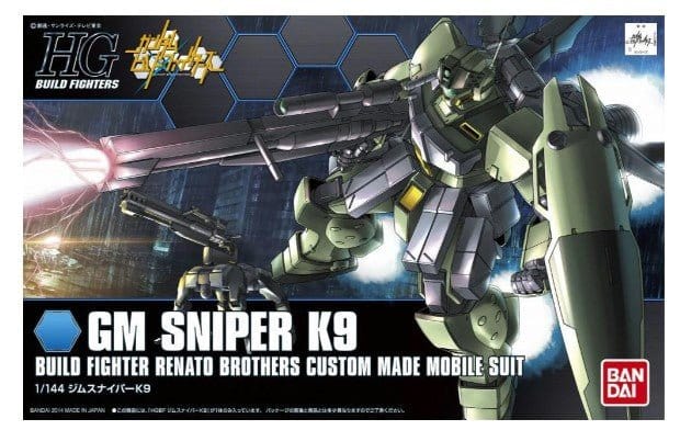 Bandai HGBF 1/144 Gm Sniper K9 Gundam Build Fighters [5058790] - Hobbytech Toys