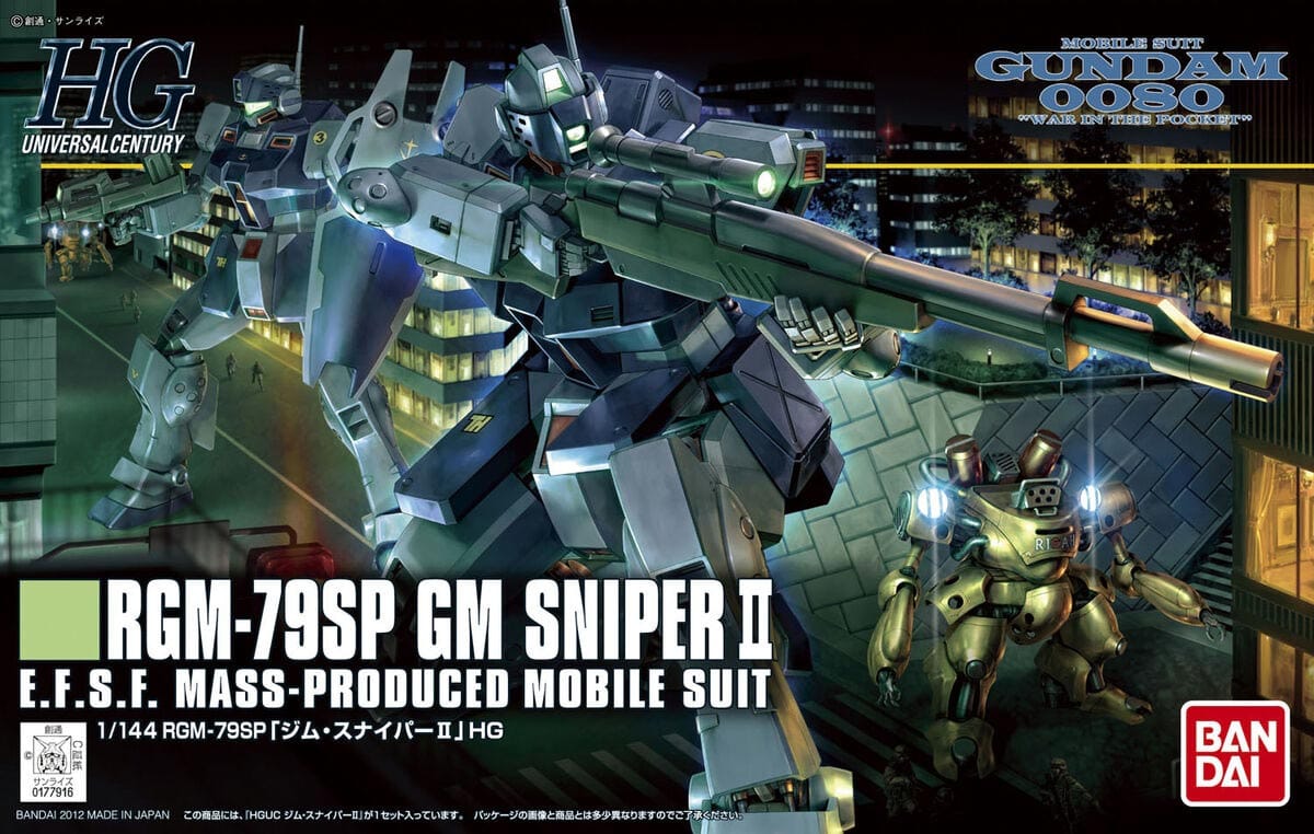 Bandai HGUC 1/144 GM Sniper II model kit