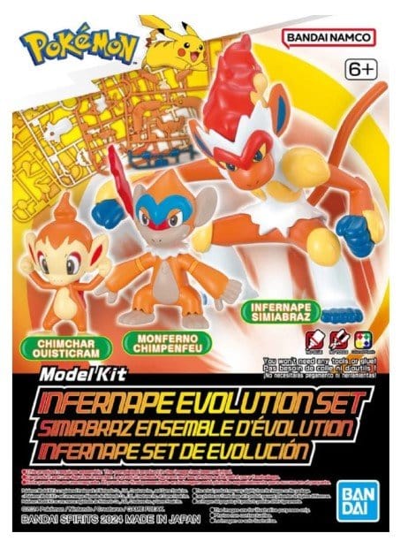 Bandai Infernape Evolution Set Pokemon Model Kit [5066566] - Hobbytech Toys