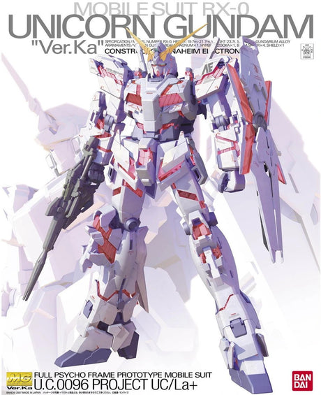 Bandai MG 1/100 UNICORN GUNDAM Ver.Ka [5064131] - Hobbytech Toys