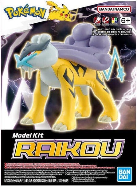 Bandai Raikou Pokemon Model Kit [5066558] - Hobbytech Toys