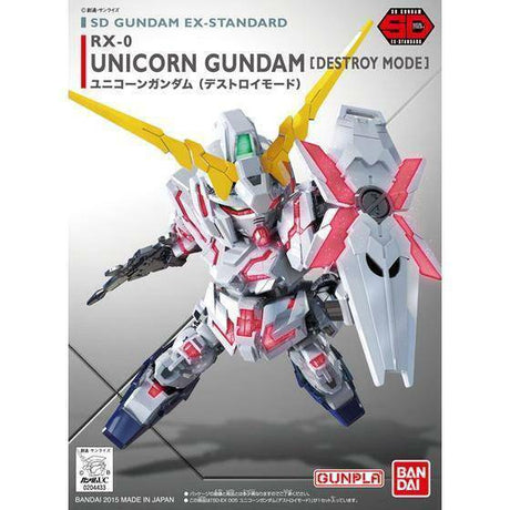 Bandai SD Gundam RX - 0 Unicorn Gundam (Destroy Mode) [5057966 ] - Hobbytech Toys