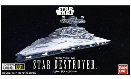 Bandai Star Wars Vehicle Model 001 Star Destroyer Plastic Model Kit [5065280] - Hobbytech Toys