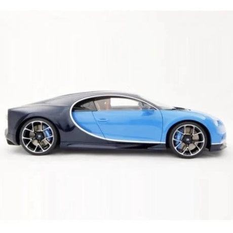 Bburago 1/18 2017 Bugatti Chiron Blue Diecast Model - Hobbytech Toys