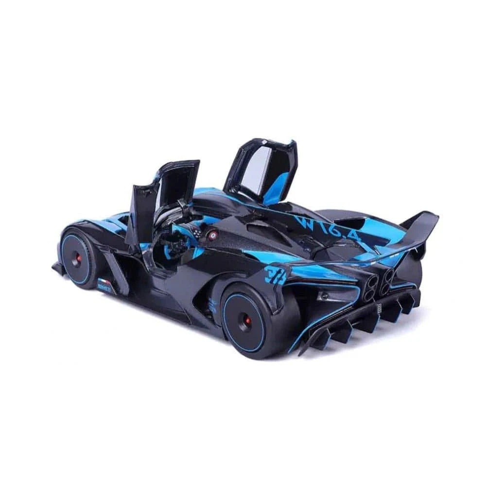 Bburago 1/18 2022 Bugatti Bolide Blue & Black Diecast Model - Hobbytech Toys