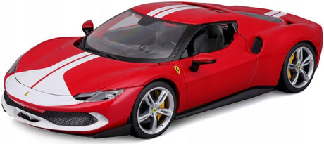 Bburago 1/18 2022 Ferrari 296 GTB Assetto Fiorano - Rosso Corsa Diecast Model - Hobbytech Toys
