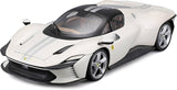 Bburago 1/18 2022 Ferrari Daytona SP3 White Diecast Model - Hobbytech Toys