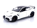 Bburago 1/18 2023 Alfa Romeo Giulia GTAM Trofeo White Diecast Model - Hobbytech Toys