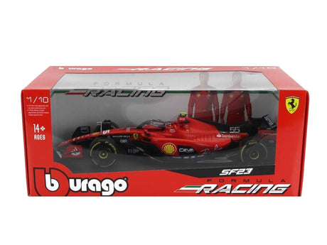 Bburago 1/18 2023 F - 1 Ferrari SF - 23 #16 Leclerc Diecast Model - Hobbytech Toys