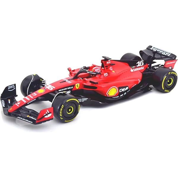 Bburago 1/18 2023 F - 1 Ferrari SF - 23 #16 Leclerc Diecast Model - Hobbytech Toys