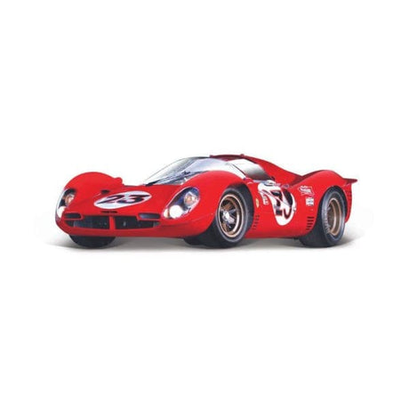 Bburago 1/24 1967 Ferrari 330 P4 196 Daytona Diecast Model - Hobbytech Toys