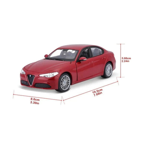 Bburago 1/24 2020 Alfa Romeo Giulia Saloon Diecast Model - Hobbytech Toys