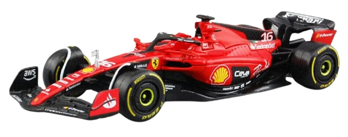 Bburago 1/24 2023 F - 1 Ferrari SF - 23 #16 Leclerc in Showcase Diecast Model - Hobbytech Toys