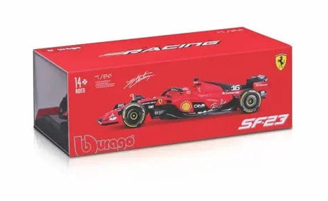 Bburago 1/24 2023 F - 1 Ferrari SF - 23 #55 Sainz in Showcase Diecast Model - Hobbytech Toys