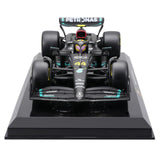 Bburago 1/24 2023 F - 1 Mercedes W 14 #44 Hamilton in Showcase Diecast Model - Hobbytech Toys