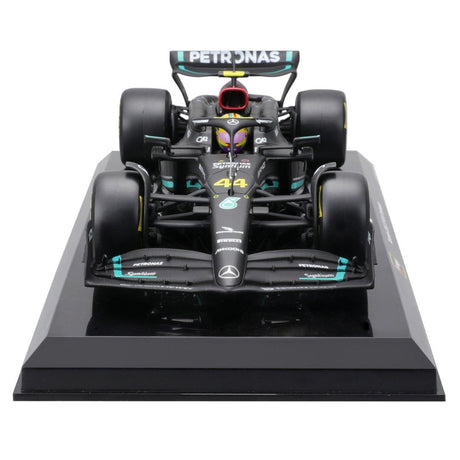 Bburago 1/24 2023 F - 1 Mercedes W 14 #44 Hamilton in Showcase Diecast Model - Hobbytech Toys