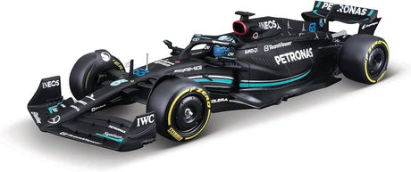 Bburago 1/24 2023 F - 1 Mercedes W 14 #63 Russell in Showcase Diecast Model - Hobbytech Toys