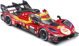 Bburago 1/24 2025 Ferrari 499P Le Mans Hypercar #50 Diecast Model