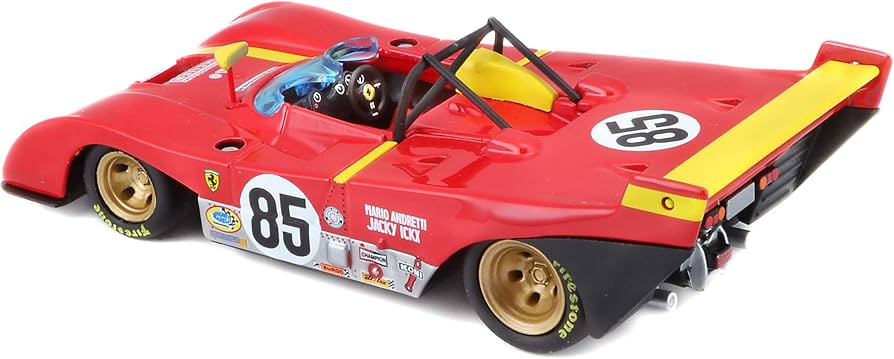 Bburago 1/43 1972 Ferrari 312 P #85 Diecast Model - Hobbytech Toys