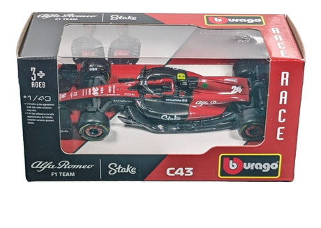 Bburago 1/43 2023 F - 1 Alfa Romeo Orlen C43 #77 Bottas WB Diecast Model - Hobbytech Toys