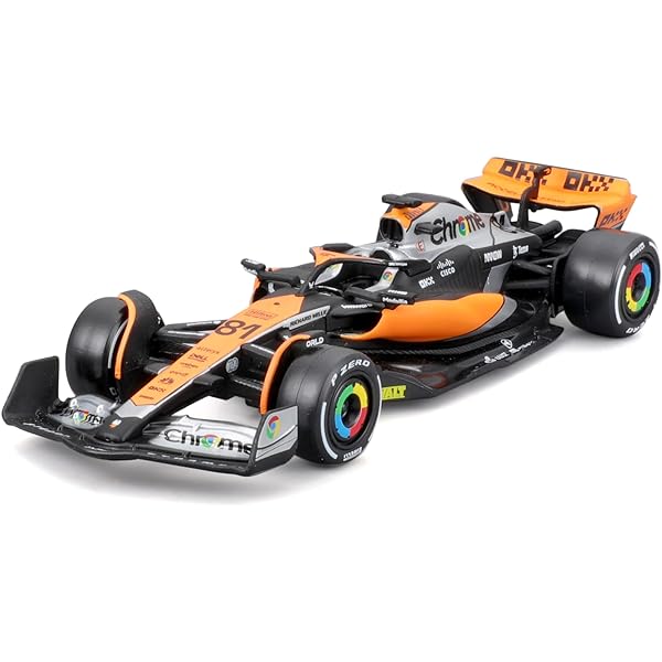 Bburago 1/43 2023 F - 1 McLaren MCL60 #81 Piastri WB Diecast Model - Hobbytech Toys