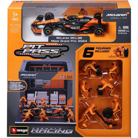 Bburago 1/43 2024 McLaren Pit Pass Competition - Piastri #81 Diecast Model