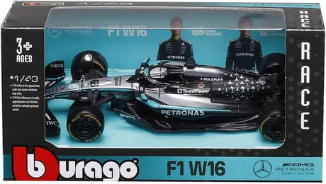 Bburago 1/43 2025 F1 Mercedes W16 #63 Russel Diecast Model