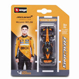 Bburago 1/64 2025 McLaren F1 MCL39 #4 Lando Norris Diecast Model