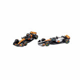 Bburago 1/64 2025 McLaren MCL39 - Norris #4 Twin Pack in Showcase Diecast Model