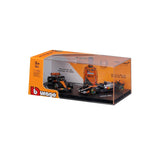 Bburago 1/64 2025 McLaren MCL39 - Norris #4 Twin Pack in Showcase Diecast Model