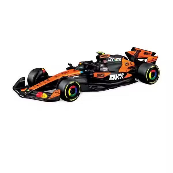 Bburago 1/64 2025 McLaren MCL39 w/Collector Box #4 Lando Norris Diecast Model