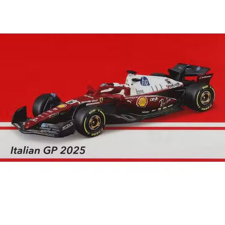 Bburago 1/64 2025 Scuderia Ferrari SF-25 w/Collector Box #16 Charles Leclerc Diecast Model