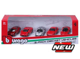 Bburago 1/64 Ferrari Drive 5pc Gift Pack Diecast Model - Hobbytech Toys