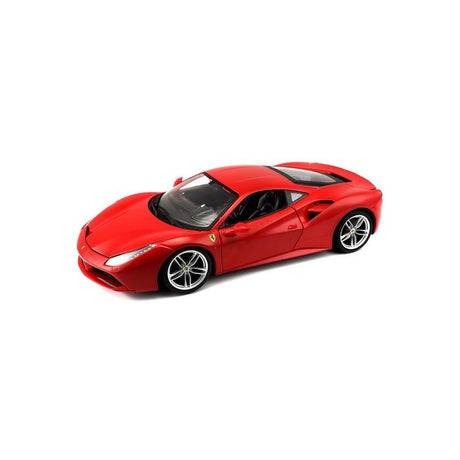 Bburago 1/18 2016 Ferrari 488 GTB Red Diecast Model - Hobbytech Toys