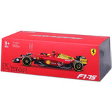 Bburago 26806S 1/24 Ferrari Racing 2022 F1 75 Sainz No. 55 Diecast Model - Hobbytech Toys